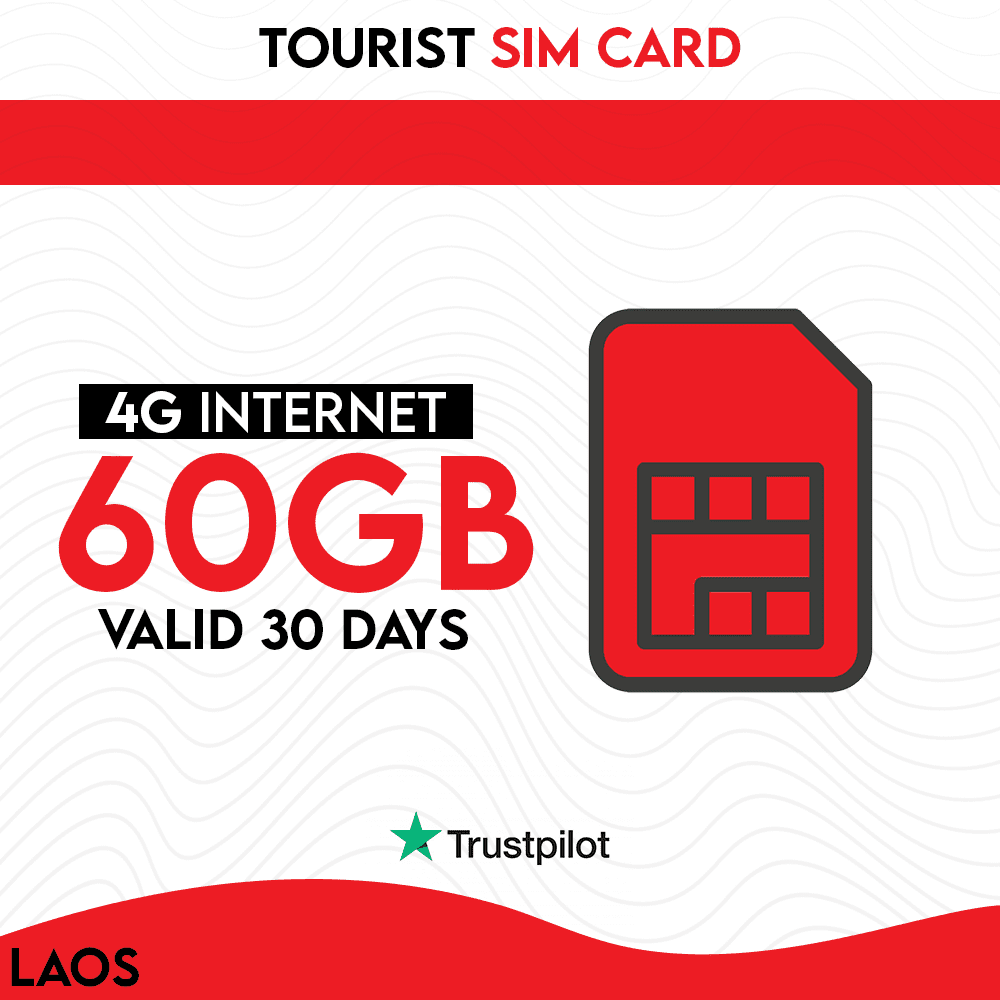 laos sim card fast 4G internet tourism tourist travel